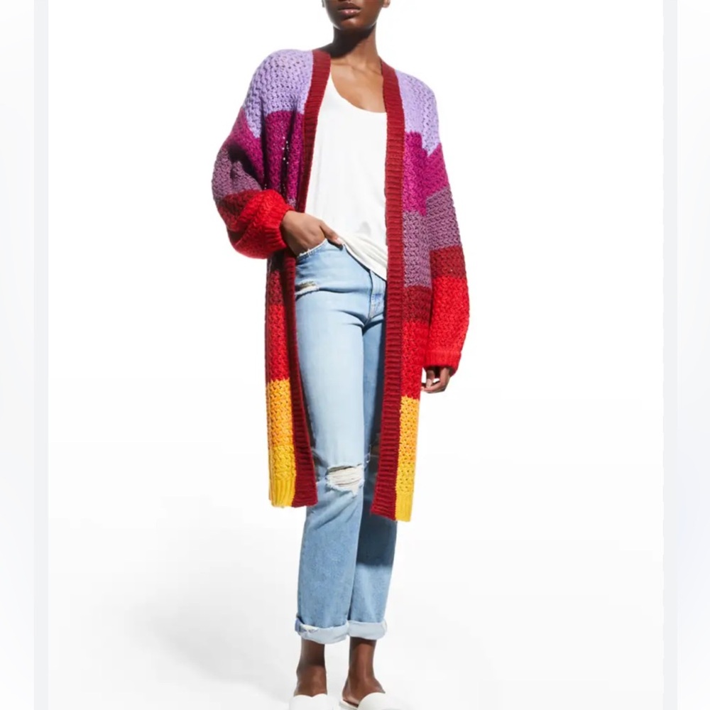 Farm Rio Chunky Knit Duster Cardigan
